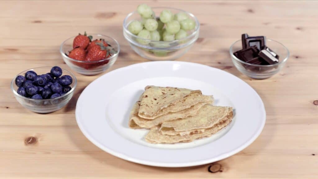 Crepes con harina de avena