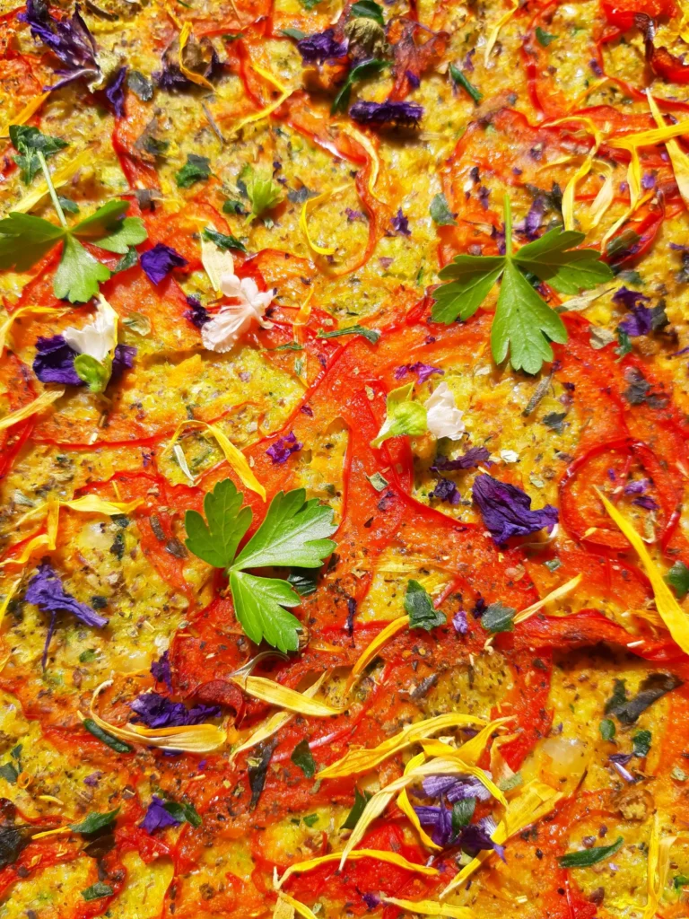 Plate de pastelito primaveral