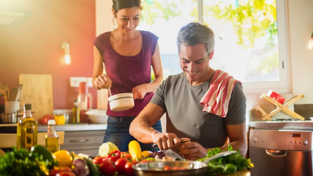 Un ejemplo de preparación de una comida